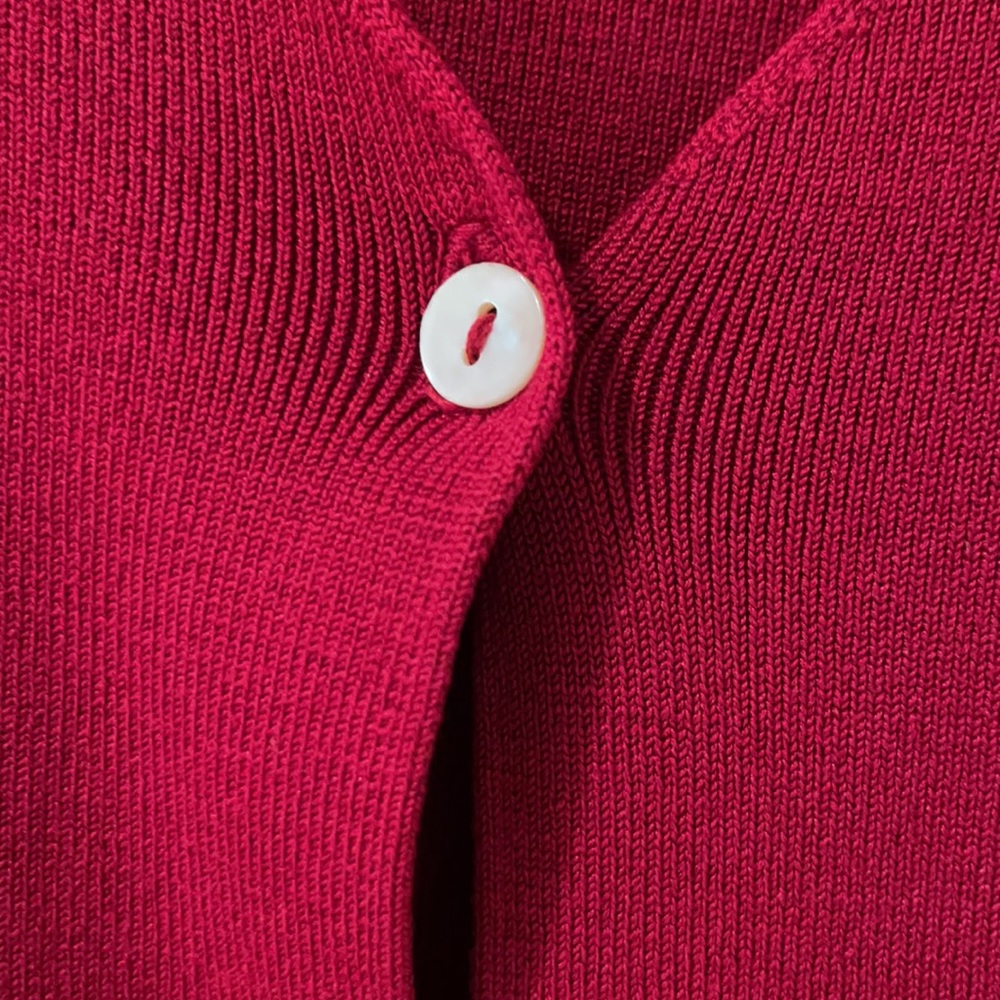 Red Cardigan - Picture 2 of 6